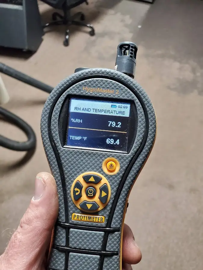 Moisture meter humidity assessment for Fire & Smoke Damage Restoration in West Samoset
